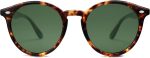 Retro Round Polarized Sunglasses for Women Men Classic Vintage Sunnies