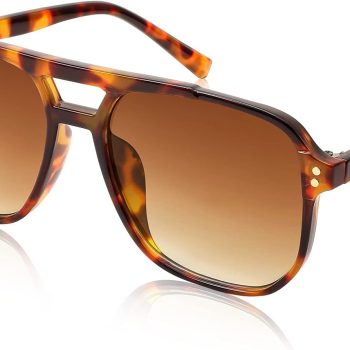 Walnut Wood Sunglasses with Black Polarized Lenses for Men and Women | 100% UVA/UVB Ray Protection